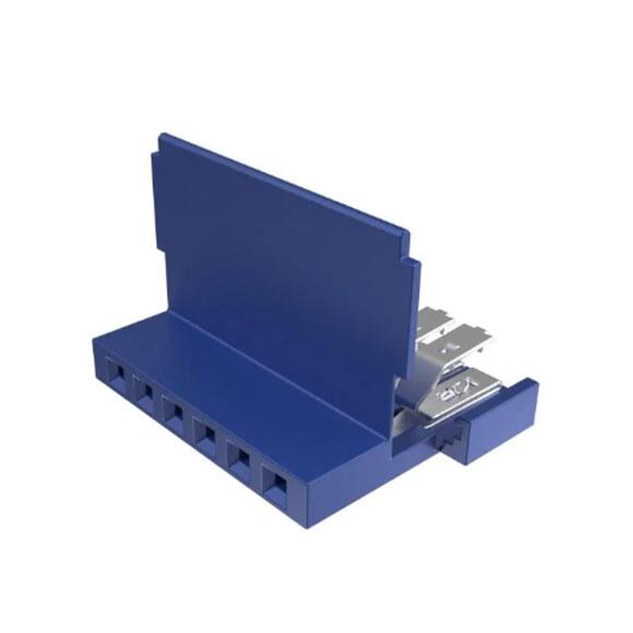 Amphenol FCI 65801-006lf Conn  6cnts Clincher 2.54mm Pin SIngle Row box of 480 - Picture 1 of 7
